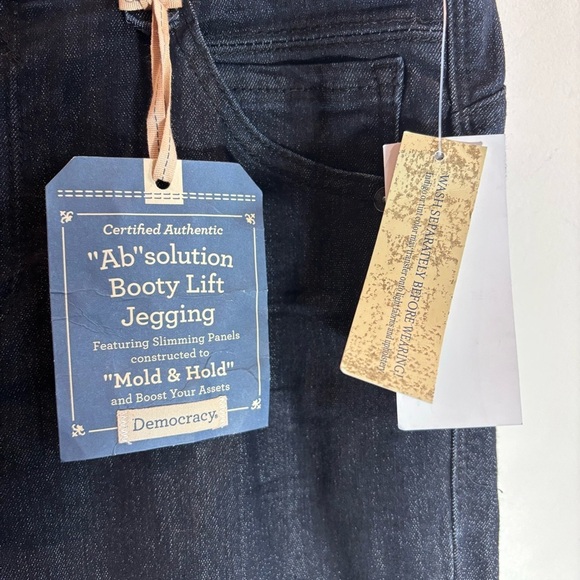 DEMOCRACY Sz 10 Ab-Solution Booty Lift Denim Jeggings Jeans New with Tags - Picture 2 of 10